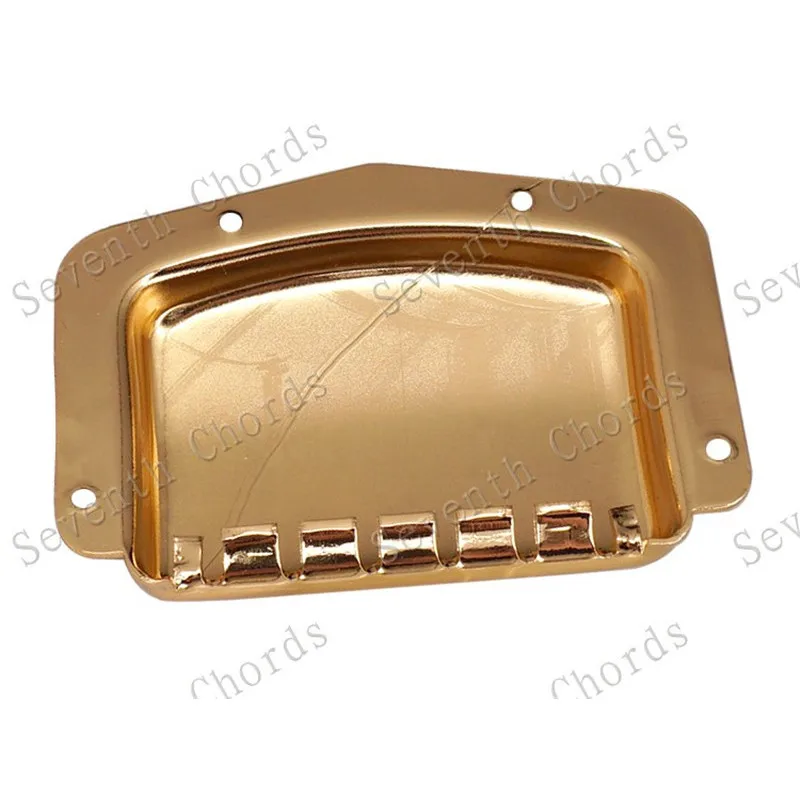 Ein Set mit 6 Saitensätteln, verstellbarer, feststehender Gitarrenbrücke und Abdeckung in Chrom, Schwarz oder Gold – zur Auswahl, Gitarrenzubehörteile. – Detail 4