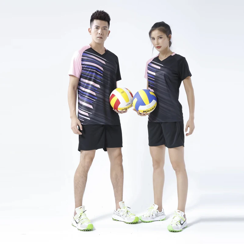 

New Hot Volleyball Uniforms Mens Shirt sleeveless T Shirts Men badminton shirt Table Tennis Set Team Running Sport Fitness