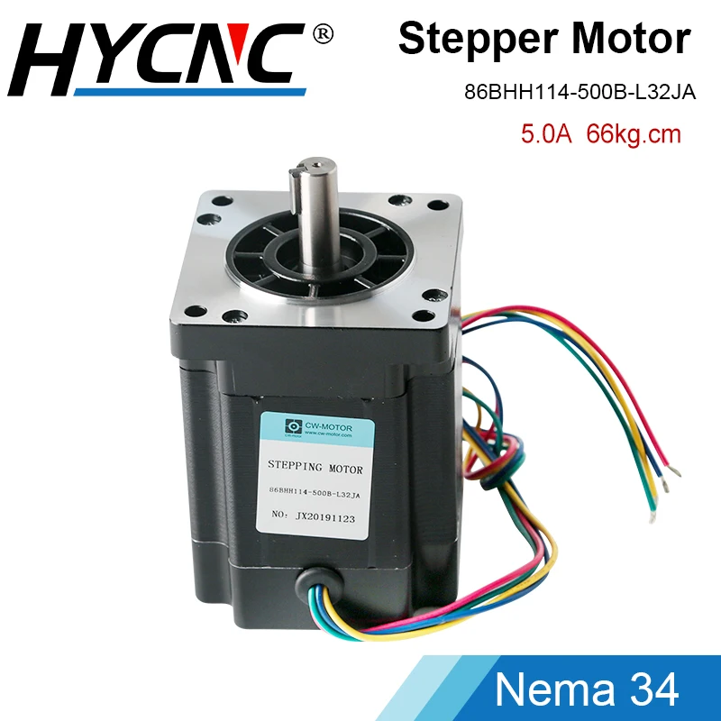 NEMA 34 CNC Stepping Motor 86x114mm 5.0A 4-Lead Drive Motor For DIY 3D Printer CNC Milling Machine Laser Engraving Machine