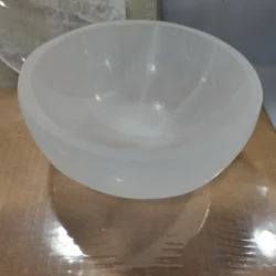 10-11cm Natural Selenite Bowl Stone Charging Crystal Dish Ritual Reiki Chakra For Home Decora