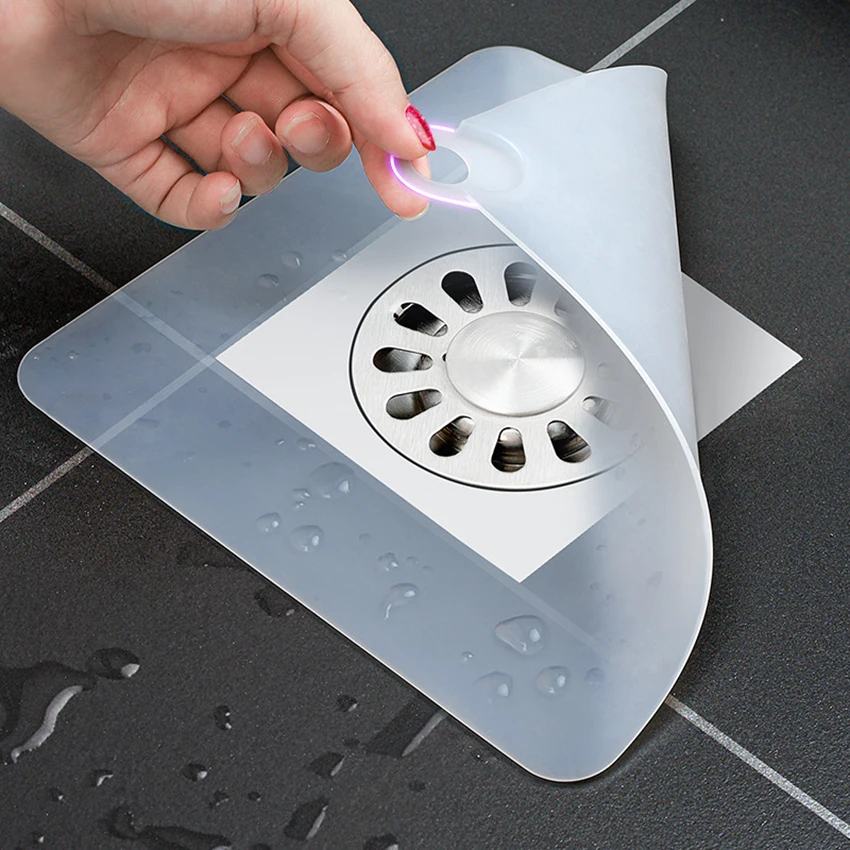 Silicone Floor Drain Cover Bathroom Toilet Anti-Odor Deodorant Insect-Proof Cover Kitchen Sealing Silicone Sewer Deodorant Cover