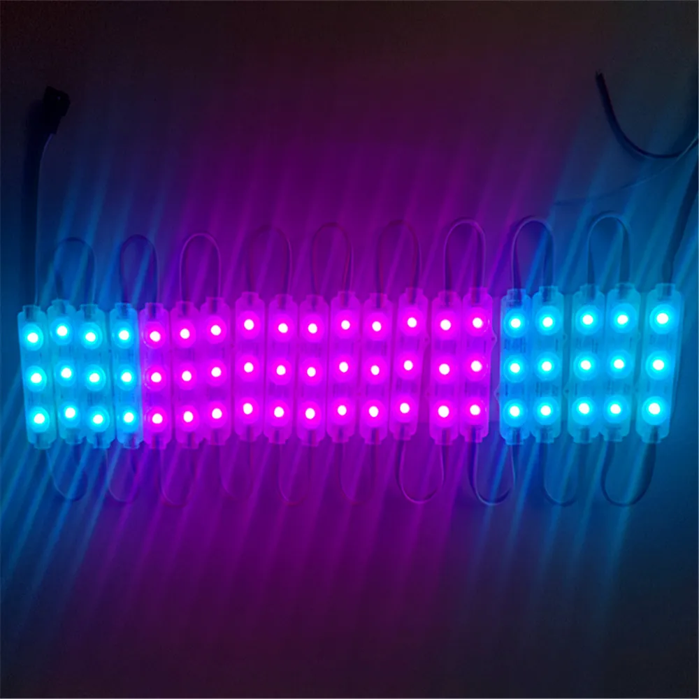 12V WS2811 Digital Pixel LED-Module Traum Farbe RGB LED String 5050 IP68 Wasserdicht Für Werbung Brief Führte Zeichen hintergrundbeleuchtung