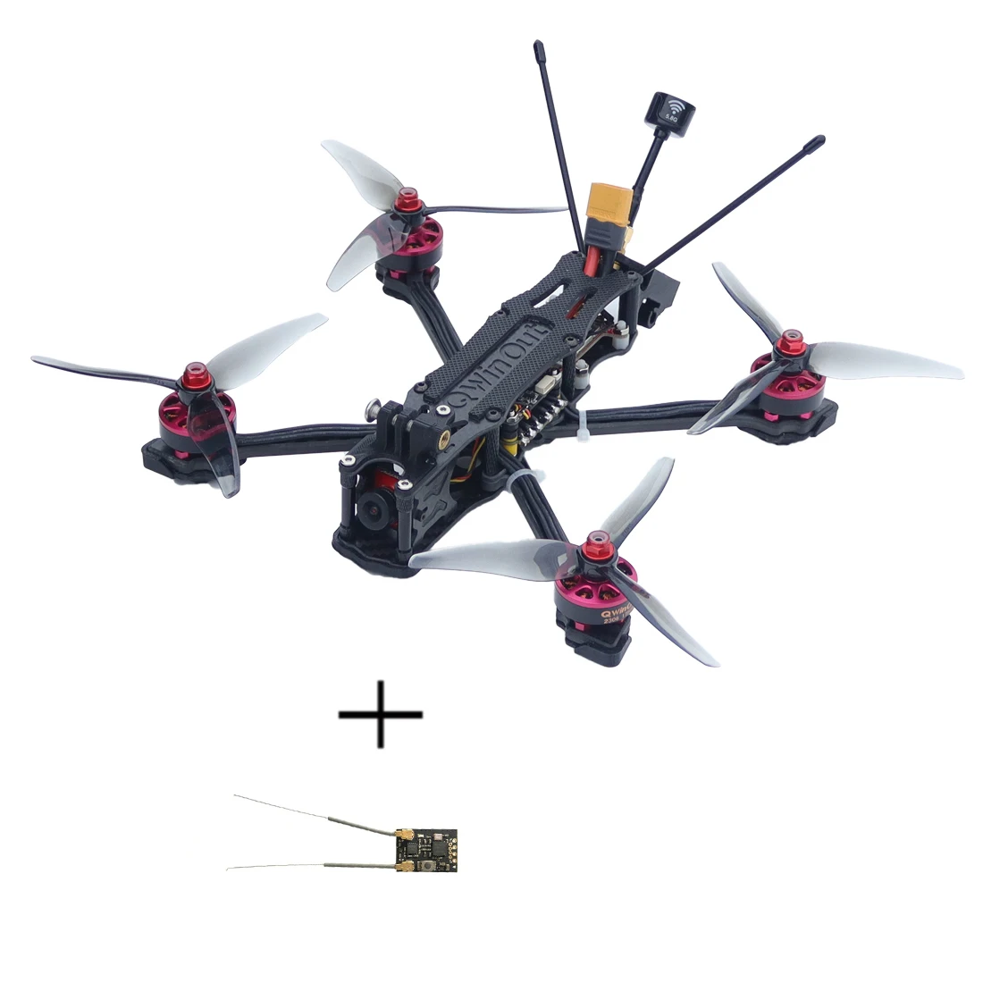 RTF XY-5 220mm FPV Racing Drone 4-5S with RS2205 2300KV Motor F4 V2 Flight Control Micro Camera 51466 Propeller DIY Quadcopter