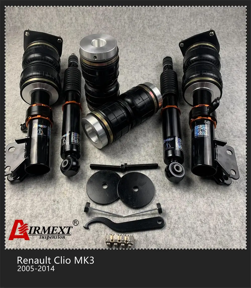 For Renault clio MK3 (2005-2014)/AIRMEXT® airstrut kit/Auto parts/air suspension/ air spring/pneumatic