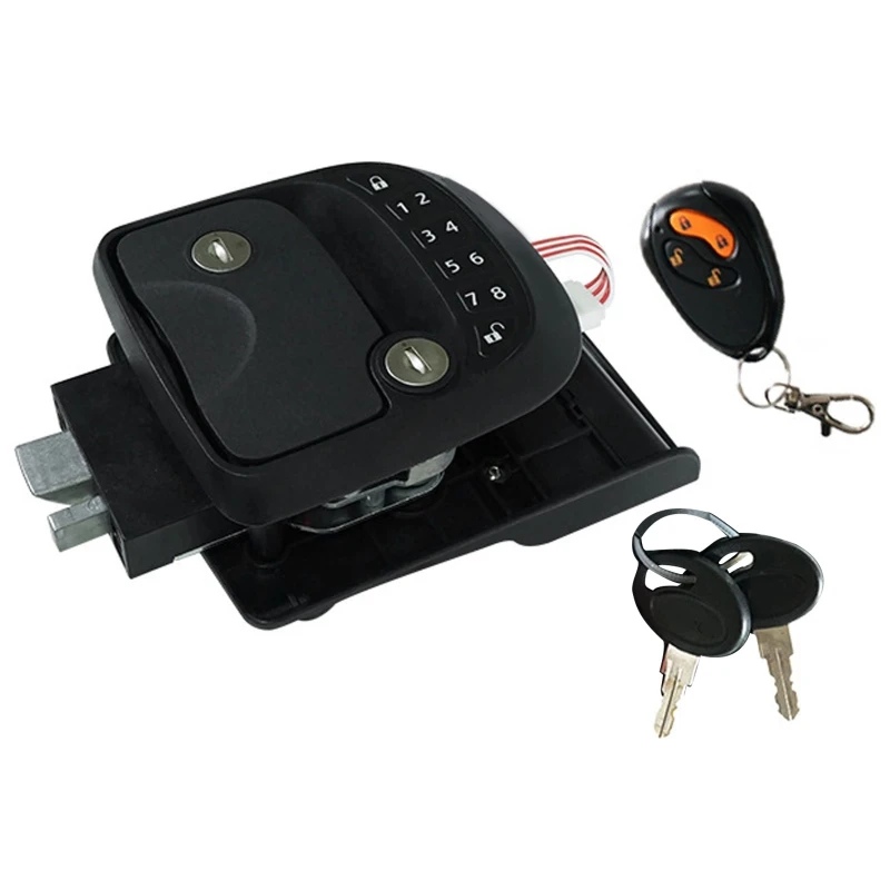 

RV Remote Lock Entry Door Latch Lock Anti-theft Lock for Travel Trailer Motorhome RV Security Supplies