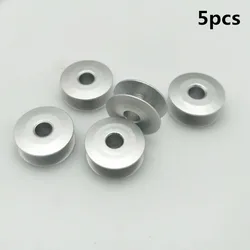 5pcs 21mm Industrial Aluminum Bobbins For Singer Brother Sewing Machine Tools #272152A 5BB5461-1