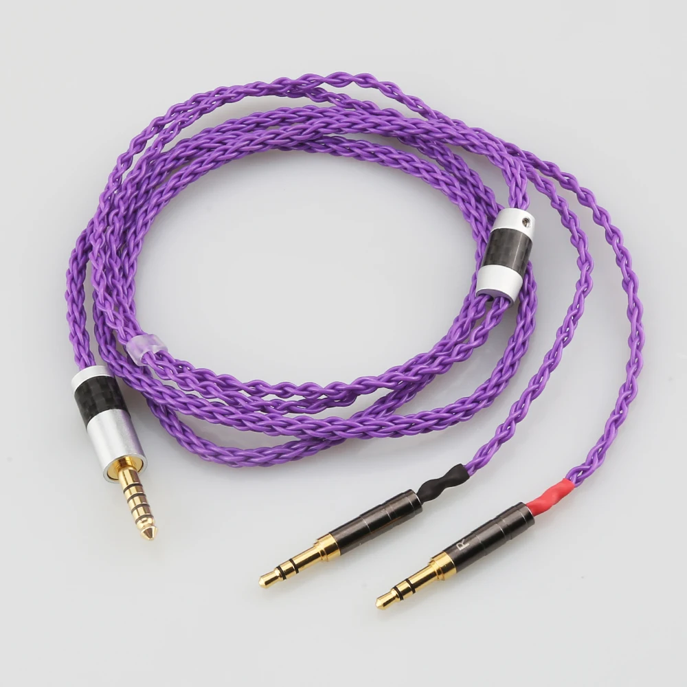 Audiocrast P819AG 4.4 to Sundara Aventho focal elegia t1 t5p D7200 MDR-Z7 2.5/3.5/4.4mm Balance Headphone Cables