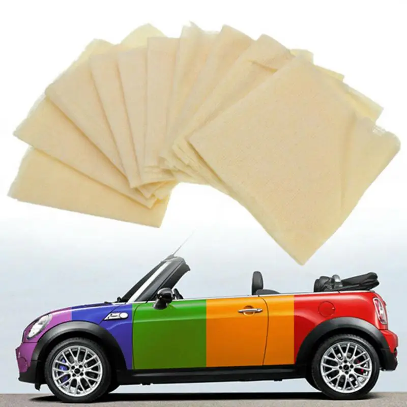 10 pz 31x24cm giallo vernice Spray appiccicoso auto polvere panno stracci vernice appiccicosa Body Shop resina lanugine polvere vernice automobilistica panno appiccicoso