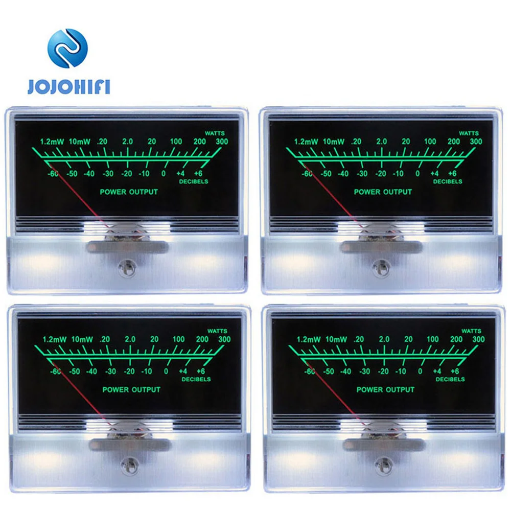 

4pcs TN-90 Pointer VU Meter Head Table Pre-stage Tube Amplifier DB Sound Pressure With Backlight Power Amplifier Board