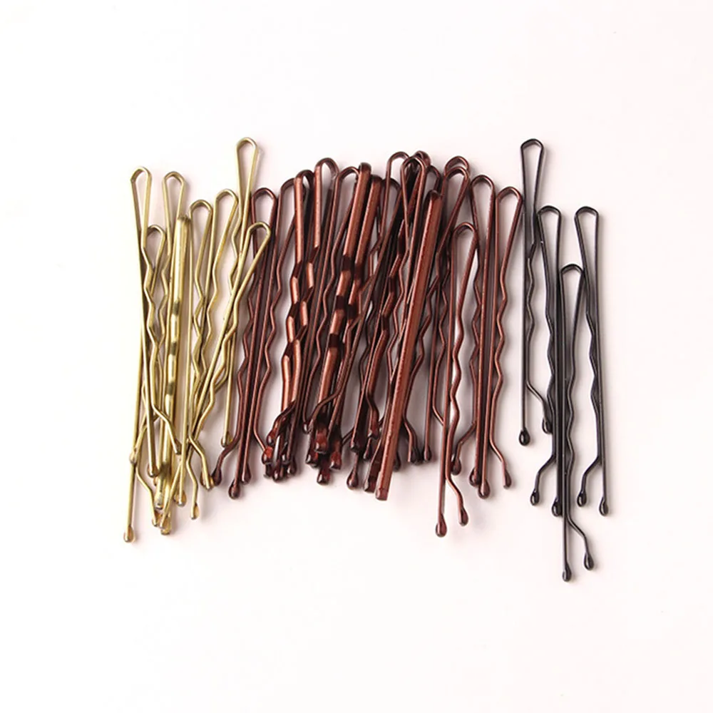 Pinza de Metal para el pelo para mujer, horquillas de piezas, herramienta de peinado, horquilla, pasador, accesorios para el cabello, 100