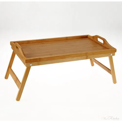 Folding Legs Large Bamboo Enjoyed Tray