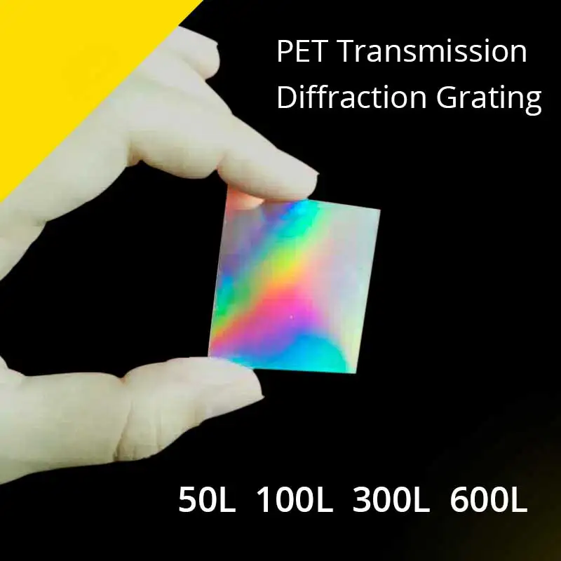 Insegnamento della decomposizione spettrale Il componente di precisione rileva la griglia di diffrazione della trasmissione in PET con incisione