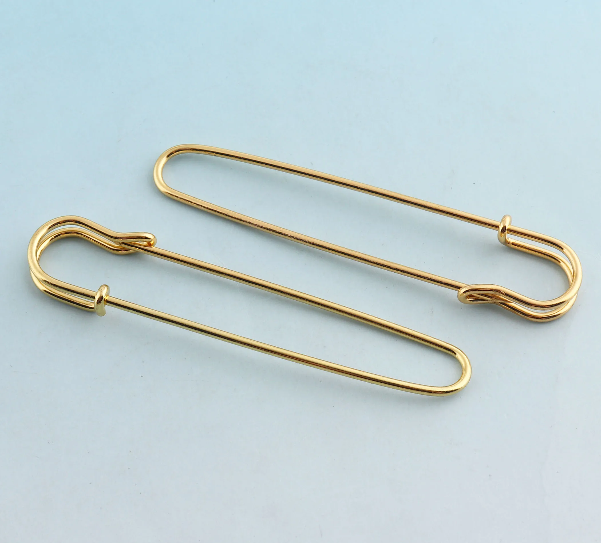 Jumbo Safety pins 85mm Large Rose Gold Safety Pins Craft Findings Metal Brooch Safety Pins DIY Sewing Tools