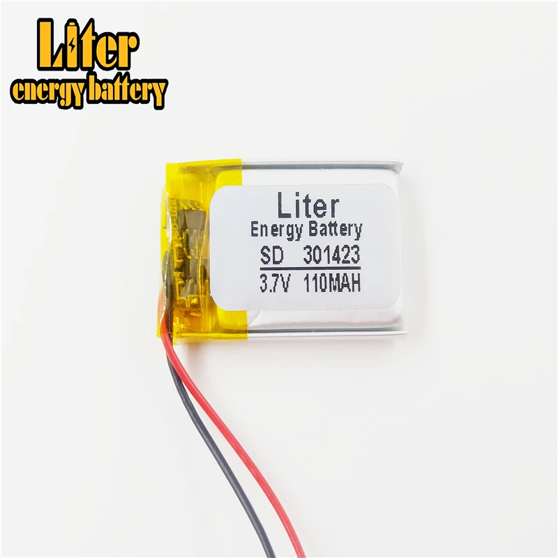 

MP3 MP4 3.7V lithium Tablet polymer battery 031423 301423 110mah MP4 GPS MP3 Toy Battery