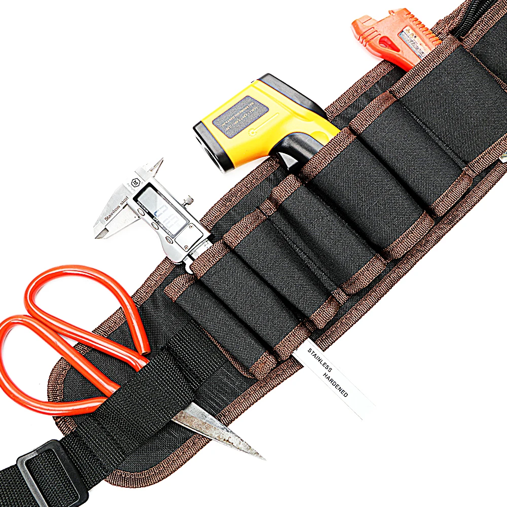 NICEYARD  Packaging Waist Tool Bag Electrician Pouch Bag Adjustabe Belt Electricians Tool Storage Portable Holder Tools