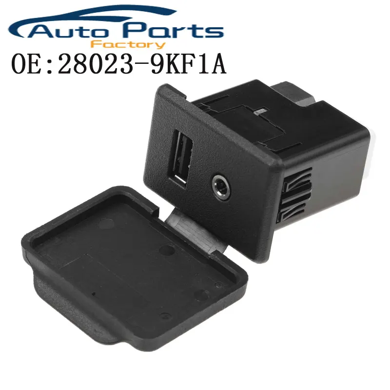 Новый высококачественный вспомогательный аудиоразъем USB 28023-9KF1A 280239KF1A для Nissan Versa Note Sentra 2015-2017