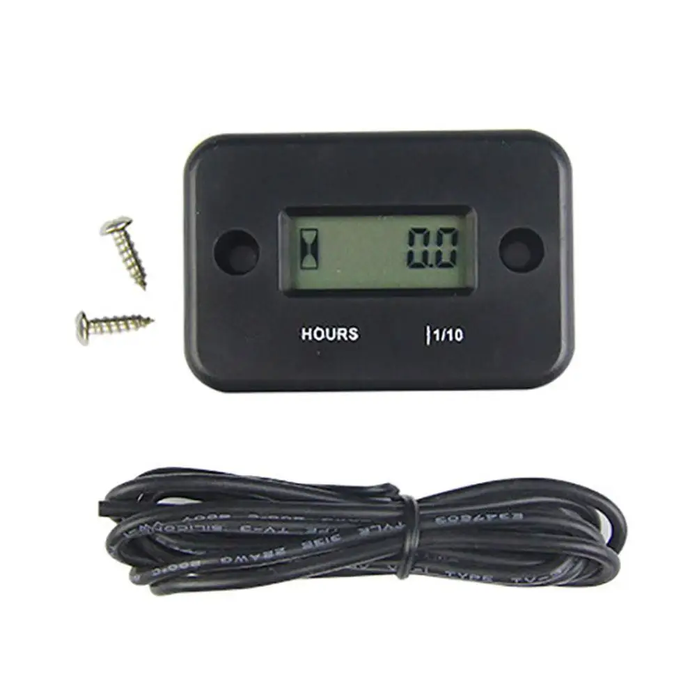 

Digital LCD Waterproof Hour Meter Counter for Motorcycle Boat Quad Bike ATV