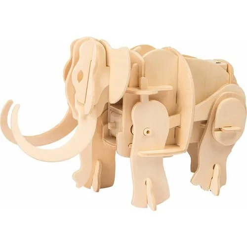 Robotime Power Control Series Moving 3D Wooden Puzzle Mammoth-A 400 S