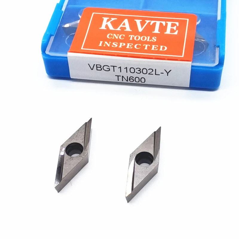 Imagem -02 - Aço Fino e Médio com Boa Acabamento Vbgt110302 Vbgt110304 com Inserções de Carboneto de Tungstênio Peças de
