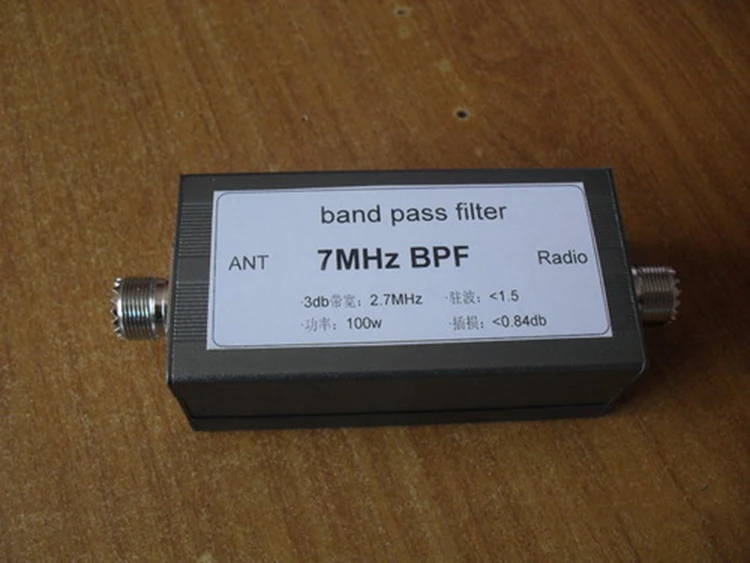 

Short Wave Band-pass Filter BPF 7MHz High Isolation Bandpass Filter Narrowband