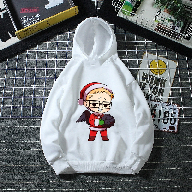 

Novelty Design Children's Hoodie Fun Christmas Cartoon Print Boys Hoodie Fashion Trend Girls Winter Long Sleeve Hoodie Wholesale