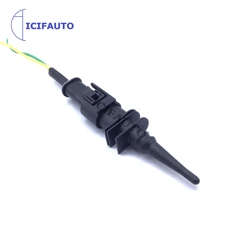 65816905133 Front Rear Left Right Outside Air Temperature Sensor With Connector For BMW 128i 328i 335i 528i 535i M3 X5 Z4 760Li