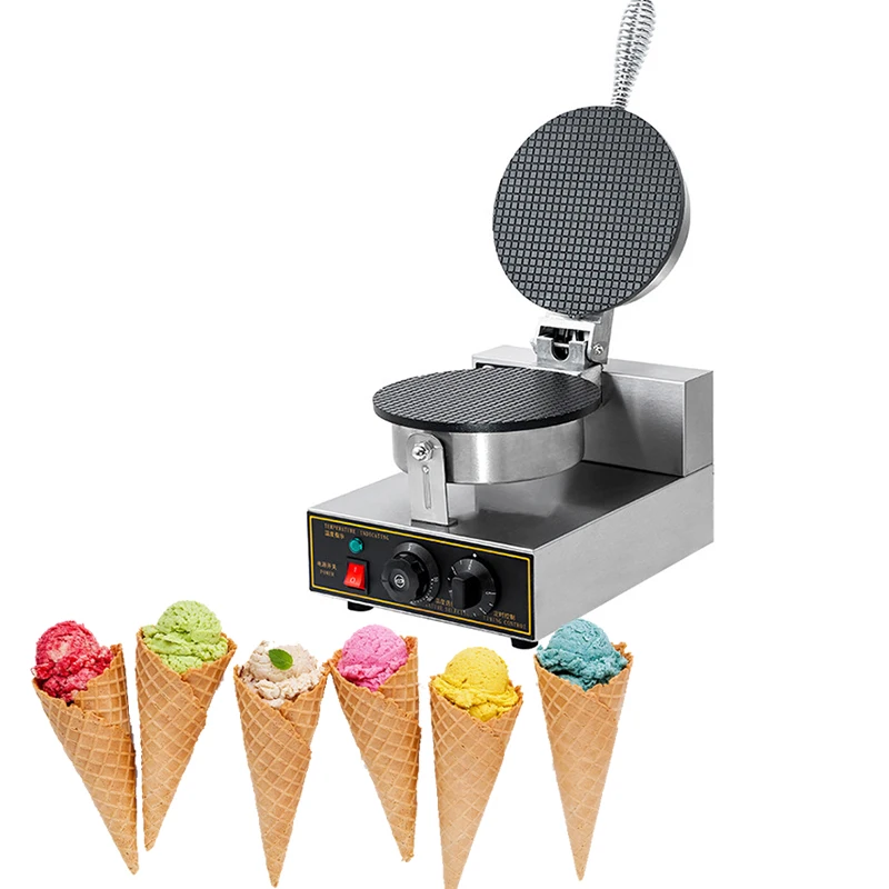 Waffle Maker Electric Ice Cream Cone Maker Crispy Egg Roll Maker Bakeware Baking Tool Non-Stick Accessories