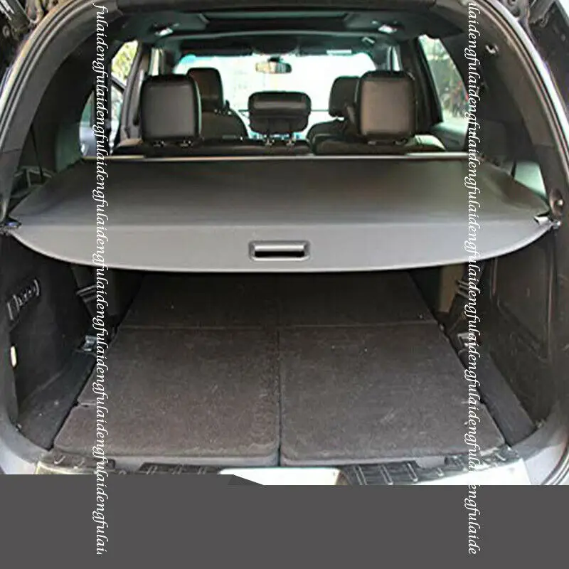 

For Ford Explorer 2011-2019 Retractable Cargo Cover Rear Trunk Security Shade Moulding Trim Car Accessor