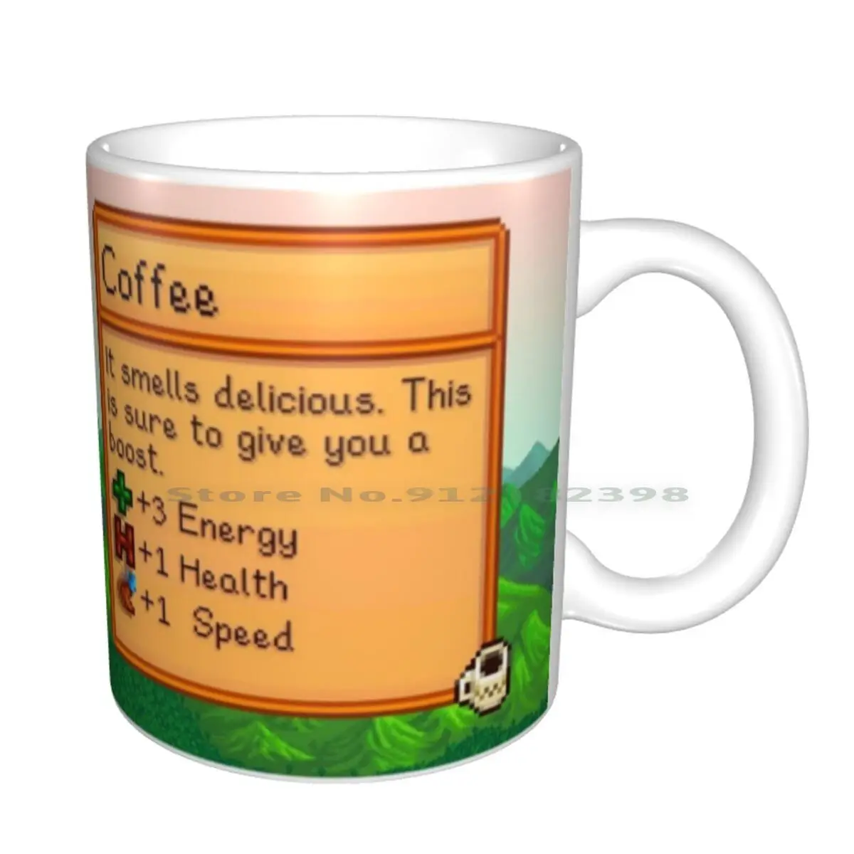 Stardew Valley-Coffee Ceramic Mugs Coffee Cups Milk Tea Valley Stardewvalley Stardew Valley Outside Nature Game Video Game