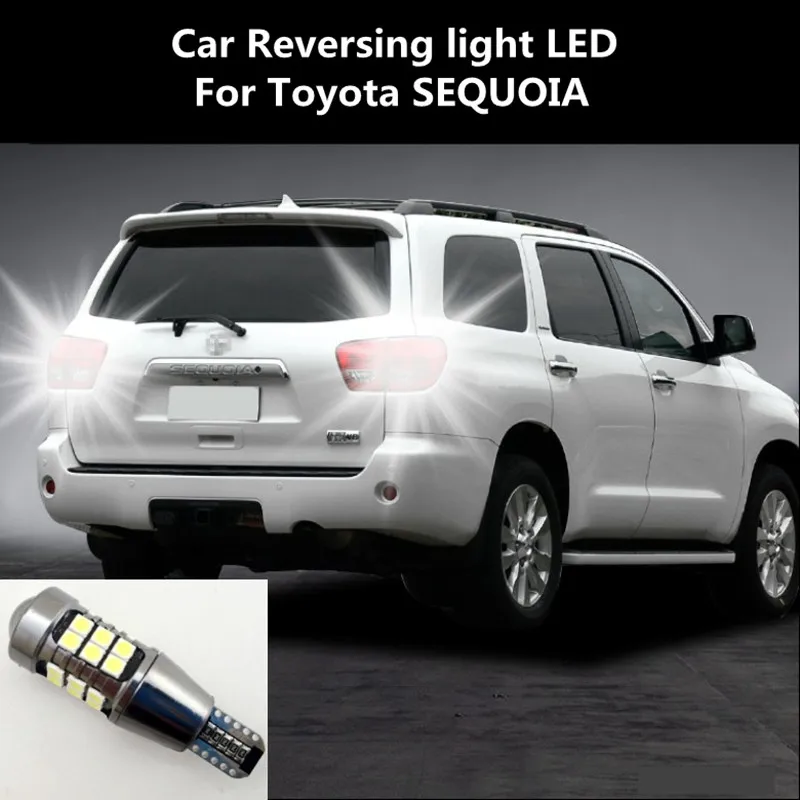 

Car Reversing light LED For Toyota SEQUOIA Retreat Assist Lamp Light Refit T15 12W 6000K