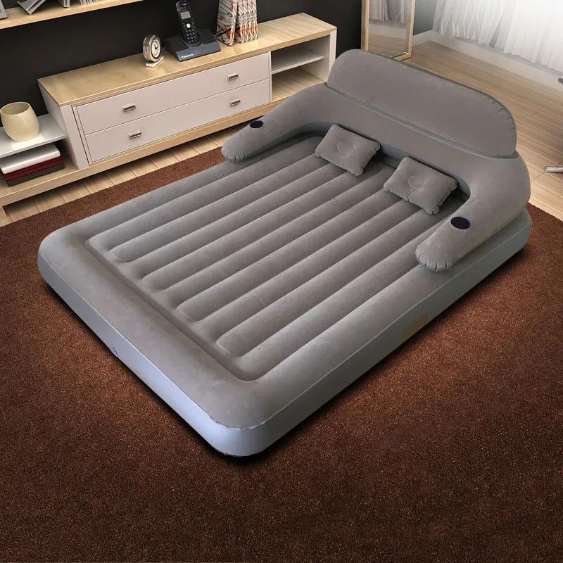 

Home Two Person Air Mattress Folding Lunch Break Bed Outdoor Thickening Inflatable Sofa Bed Air Bed