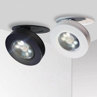 Dimmable LED downlight COB ceiling light spotlight 3W 5W 7W 10W 12W embedded 360 degree rotatable foldable AC85-265V