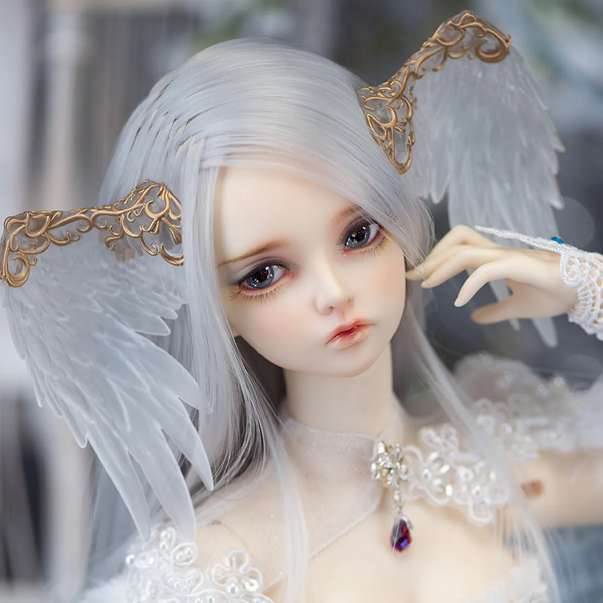 

Advanced resin bjd sd 1/3 doll complimentary eye birthday Christmas gift