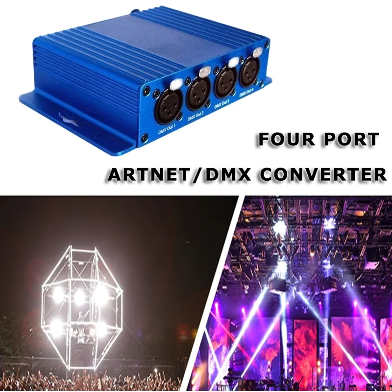 Twee/Vier Poort Bidirectionele Artnet/Dmx Converter