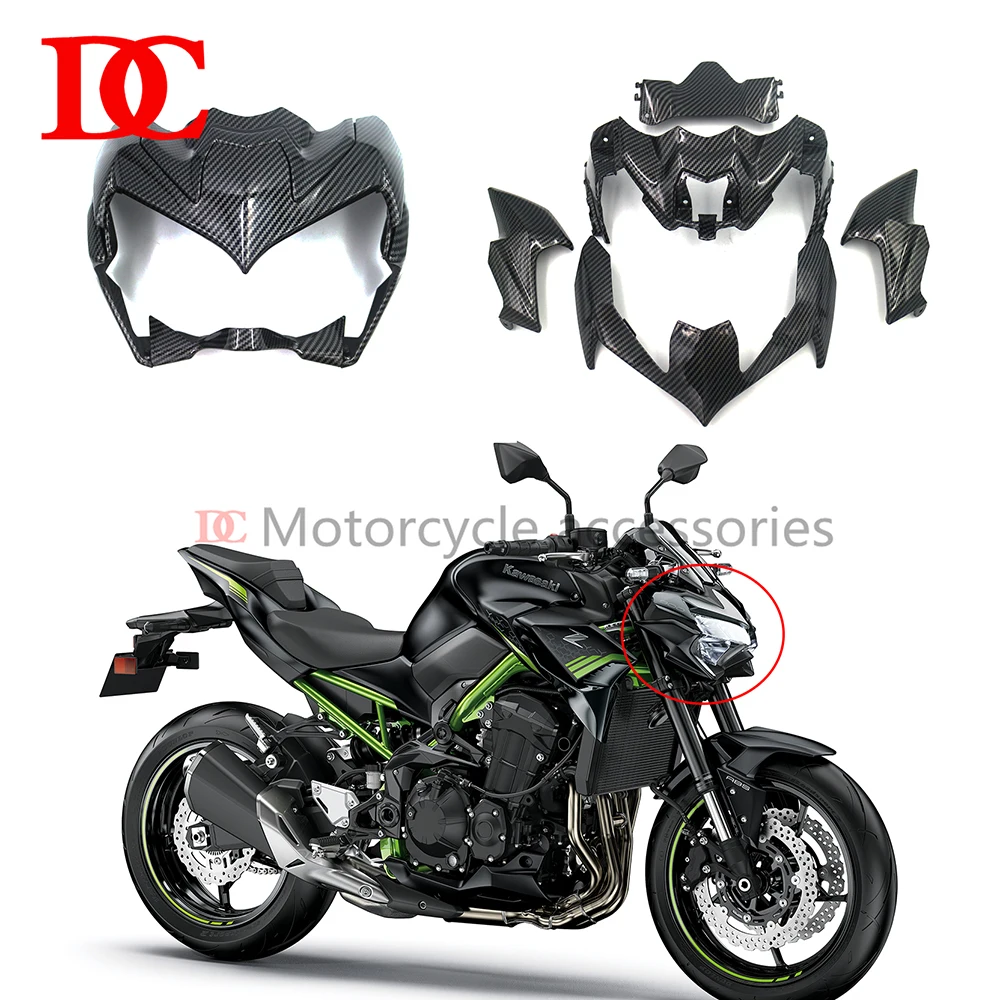 Motorcycle Accessories Kawasaki Z900 ZR900 2020 2021 Car Front Fairing Dome Above the Big Chimney Shell Side Plate Armor Plate