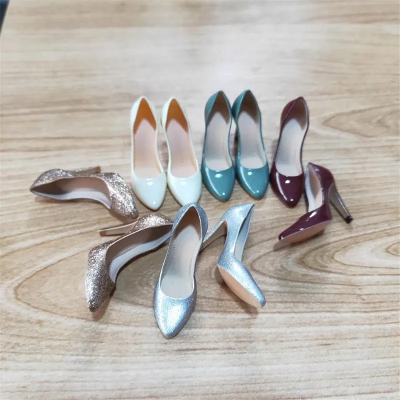 

1/6 FT018 Scale Female Shoes Fashion High Heels Shoes Exquisite Empty Inside ladies Girl PVS Shoes for 12" Action Figure