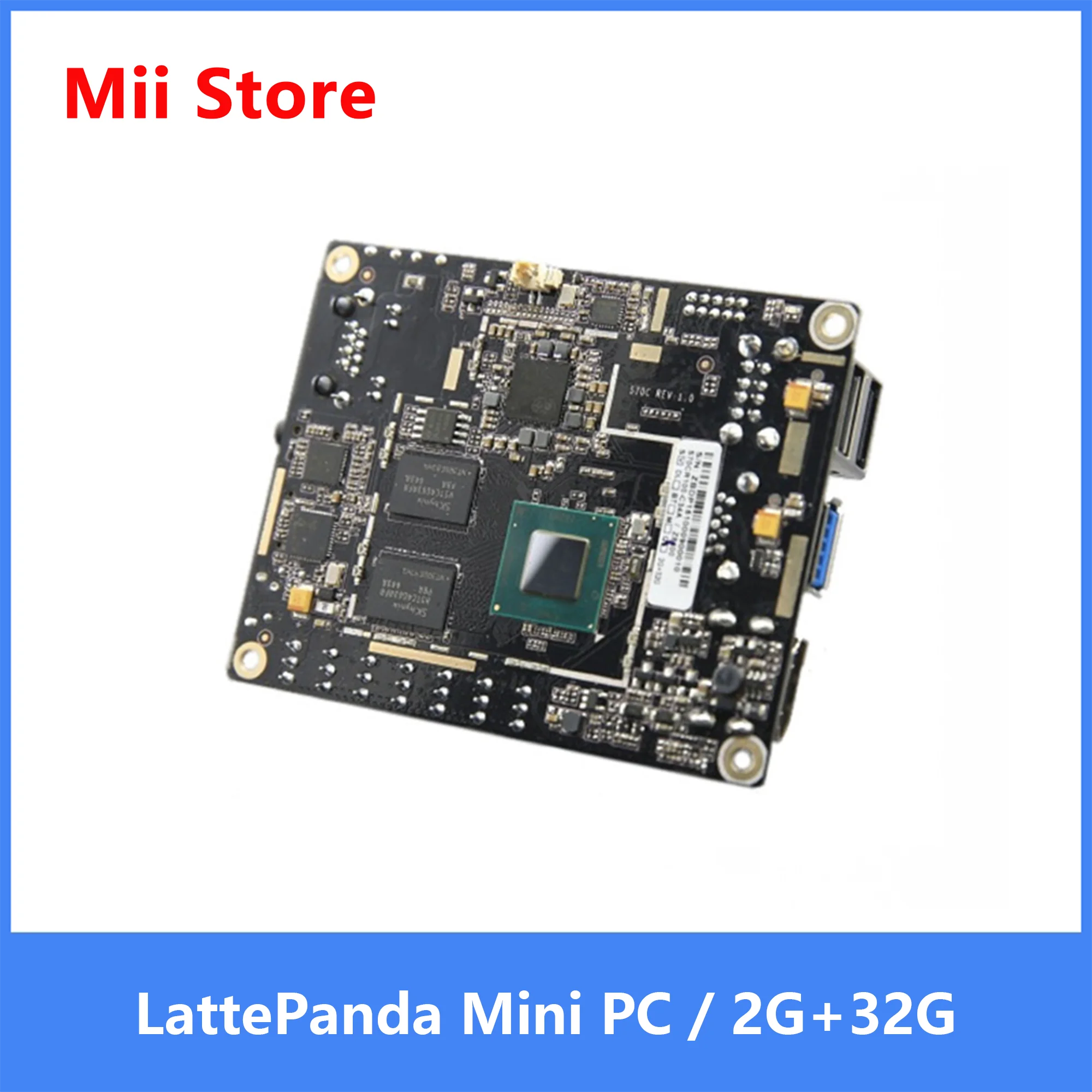 LattePanda Mini PC V1.0-كمبيوتر ويندوز 10 قوي 2 جيجابايت/32 جيجابايت إنتل HD الرسومات