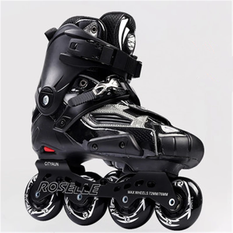 FSK igor slide KSJ Shadow Professional Slalom Inline Skates Carbon Fiber Roller Skating Shoes Sliding Free Skating Patines