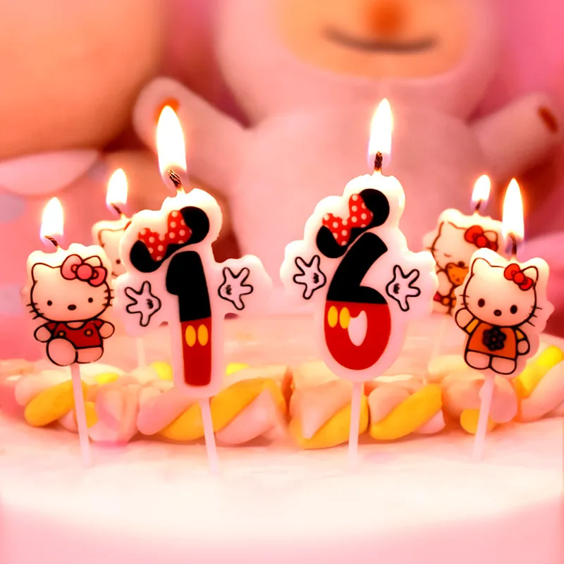 

Baby Bathing Lovely Cartoon Animal Birthday Candles Cake Topper Insert Creative Birthday Party Dessert Table Candle Ornaments