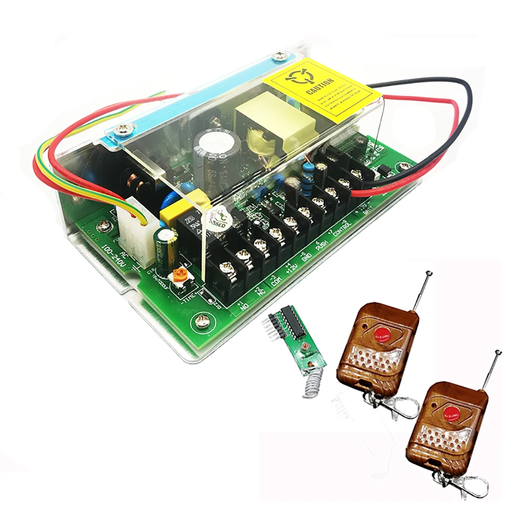 12V5A Back Up Battery Function Switching Adapter Door Lock Access Control Power Supply Unit with DIY tuya Remote Control