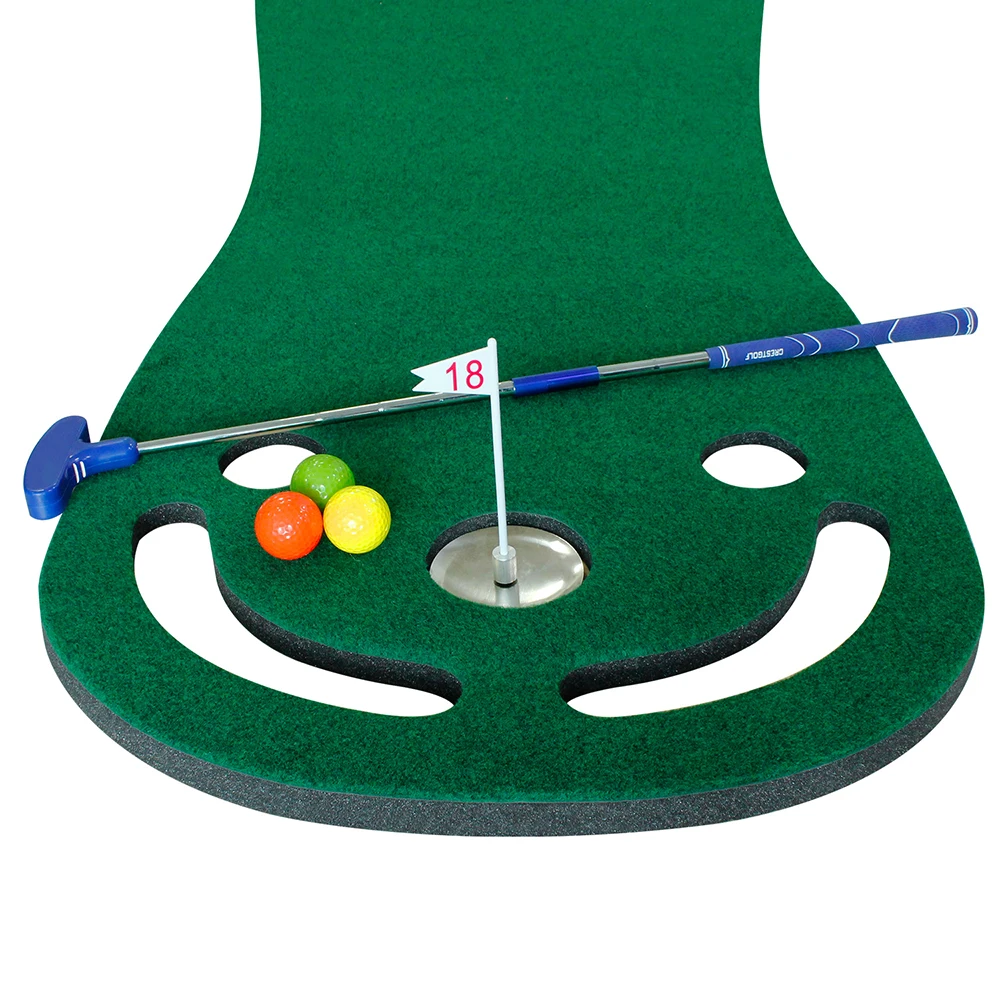 Indoor Golf Putting Green Mat Practice Outdoor Training Pad For Kid Game Carpet