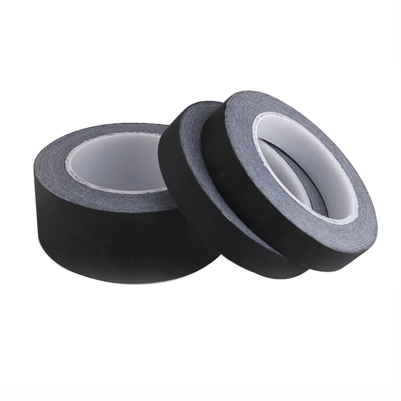 

Black Acetate Cloth Adhesive Tape Flame Retardant High temperature Resistance Tape For Electric Phone LCD Repair 30M