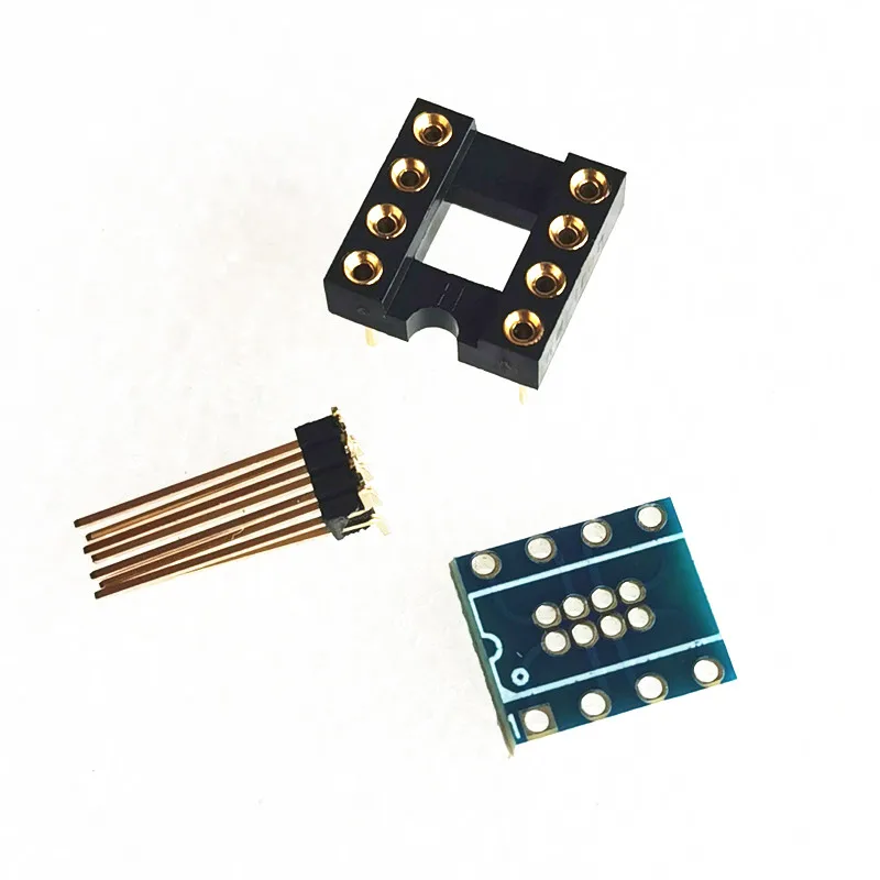 1 piece PCB for  Plug-in op amp to  patch op amp DIP8 to sop8