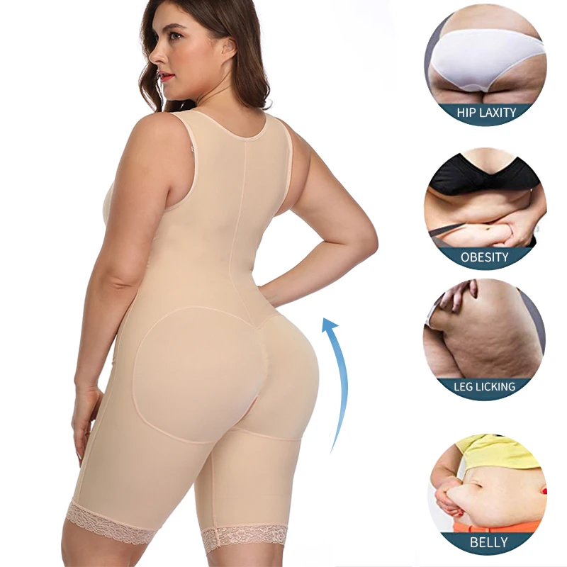 Body Shaper Women Slimming Shapewear Plus Size Full Body Shaper Waist Trainer Corset Seamless Butt Lifter faja moldeadora Binder