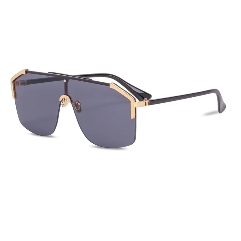 Fashion Oversize REVO Lens Square Big Shield Oversize Sunglasses Men Women