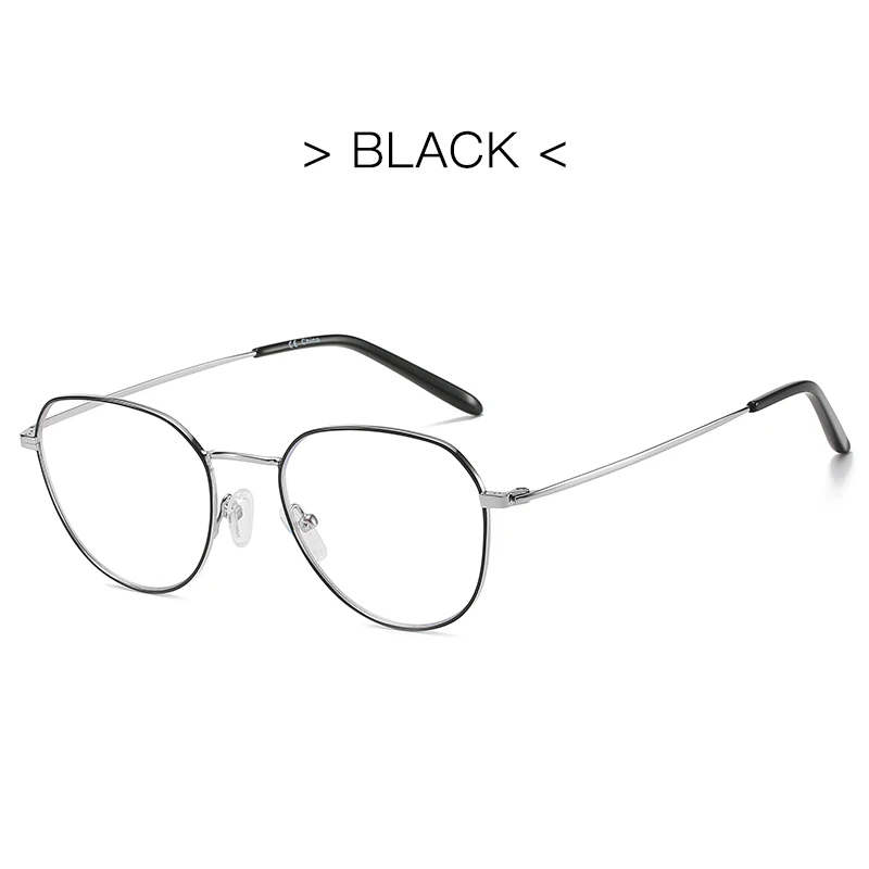 ZENOTTIC Modische Anti-Blaulicht-blockierende Computerbrille für Metall, rund, Anti-Blue-Ray-Brille, Damen und Herren, Brillengestell