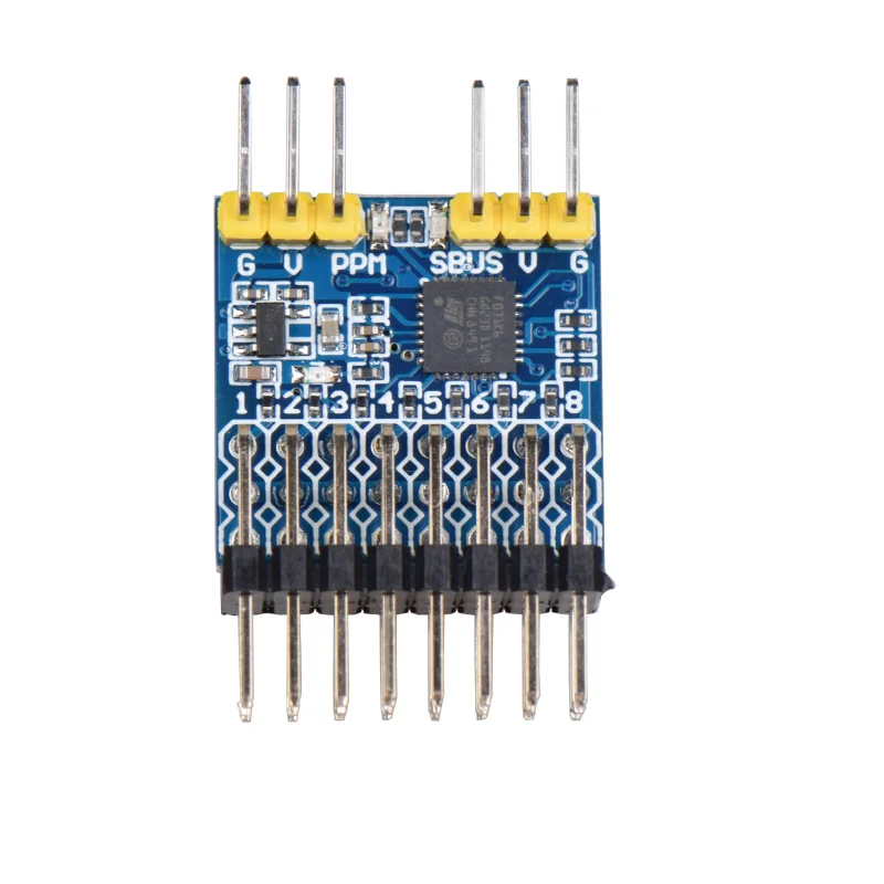 Decodificatore SBUS a PWM/PPM fai-da-te convertitore di segnale ricevitore convertitore a 8 canali per Futaba Frsky Orange