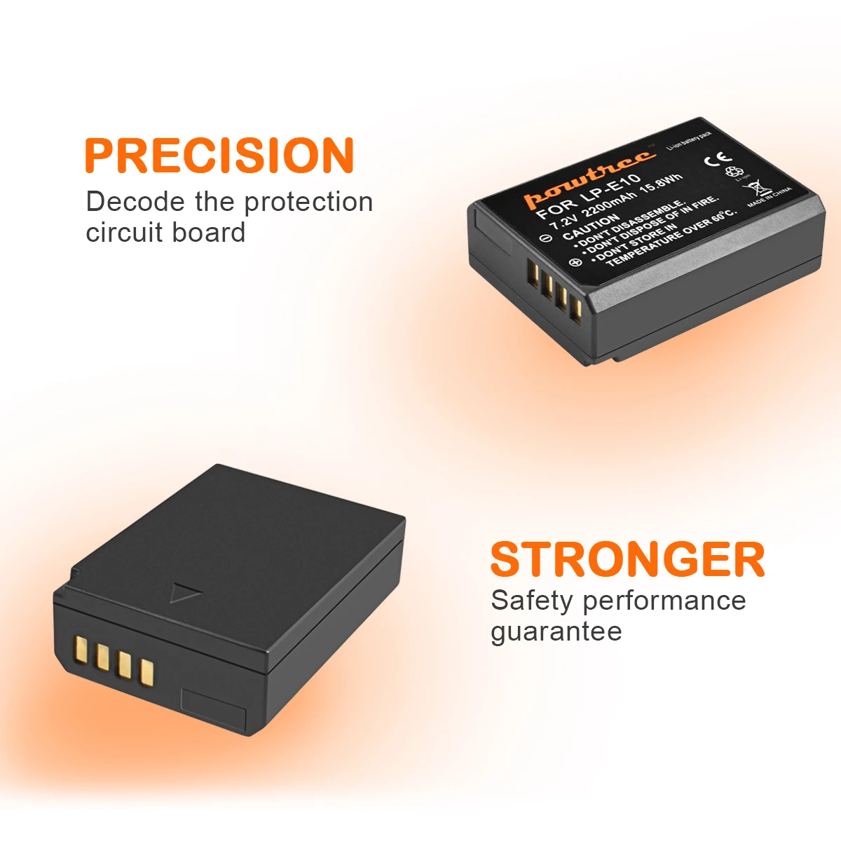 7.2V 2200mAh LP-E10 baterie do Canon EOS Rebel T3, T5, T6, T7, pocałunek X50, pocałunek X70, EOS 1100D 1200D1300D 2000D aparat cyfrowy