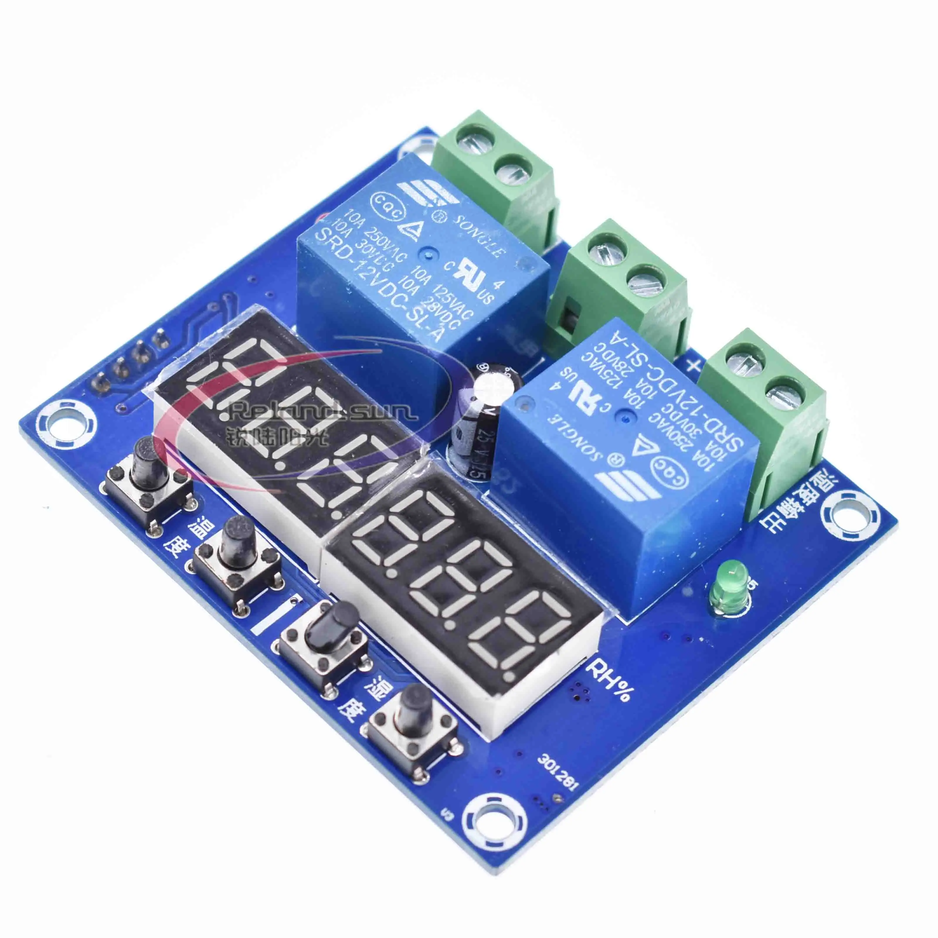 XH-M452 DC 12V LED Digital Thermostat Temperature Humidity Control Thermometer Hygrometer Controller Relay Module AM2301 Probe