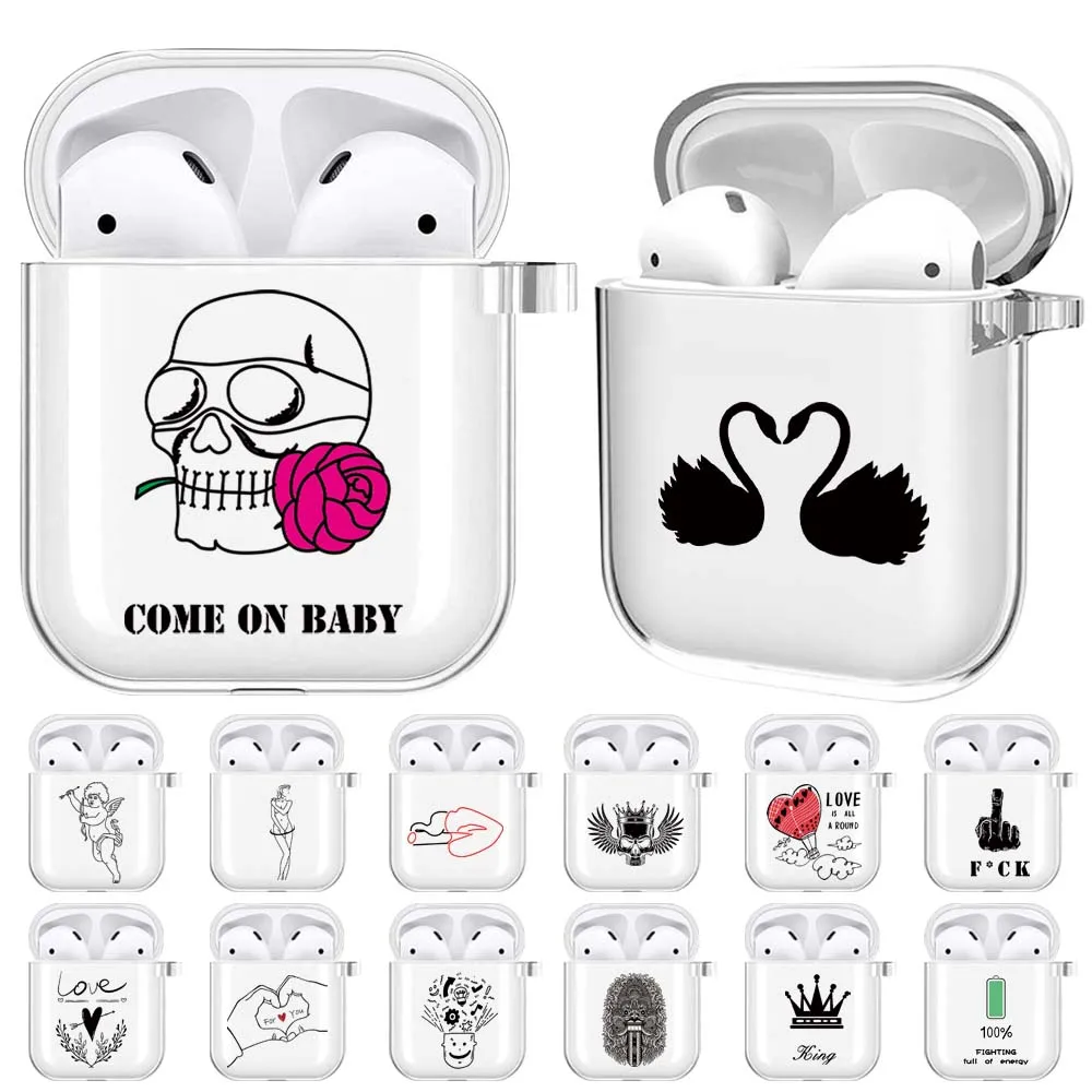 

Soft Silicone Protective Cover Cases for Apple Airpods 1/2 Bluetooth Wireless Earphone Charging Box Drop-proof Sleeve